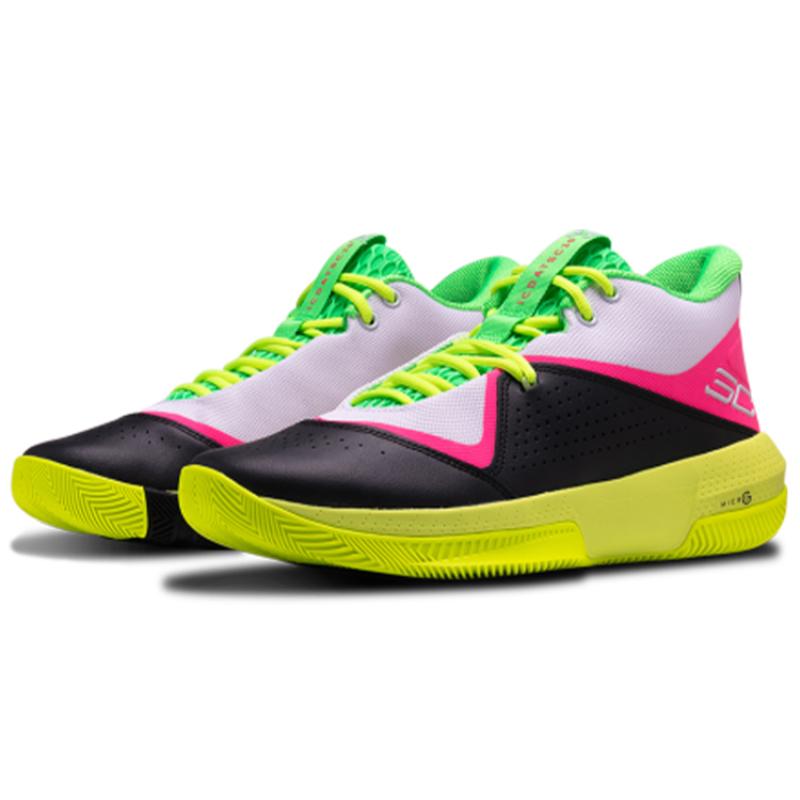 Under Armour Sc 3Zero 4 'White High Vis Yellow' Sneakers 3023917-102