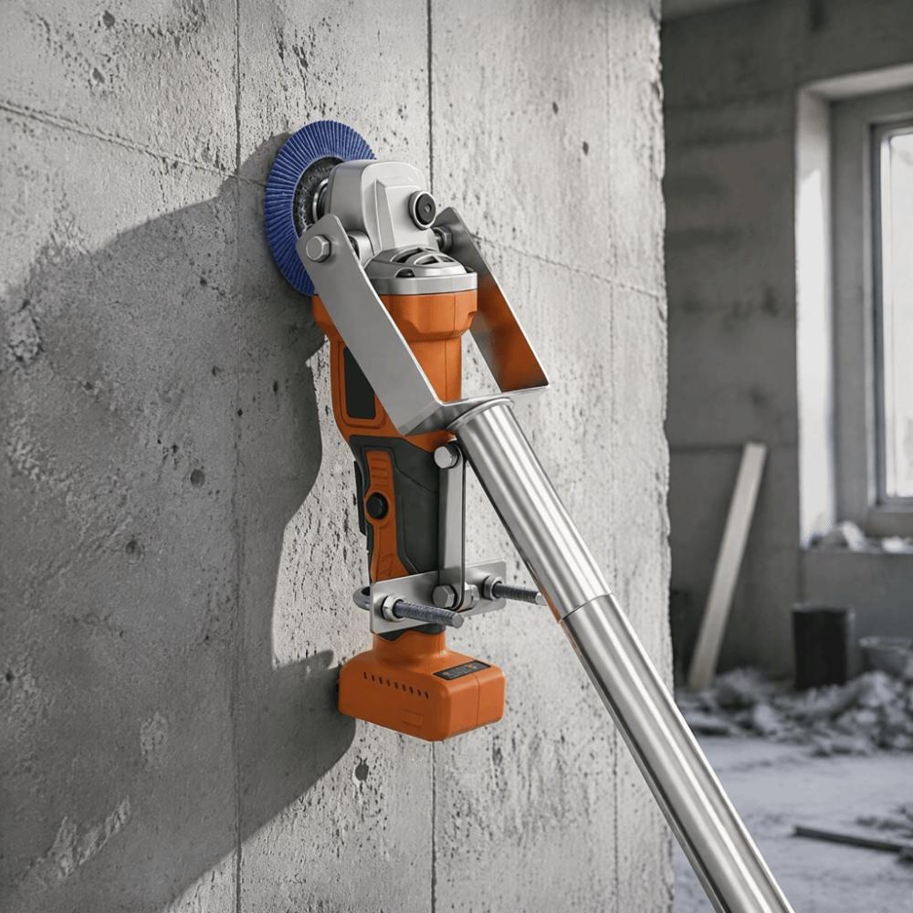 Welded Frame Angle Grinder Support Bracket Extended Long Shaft Extension Rod  Standing Operation