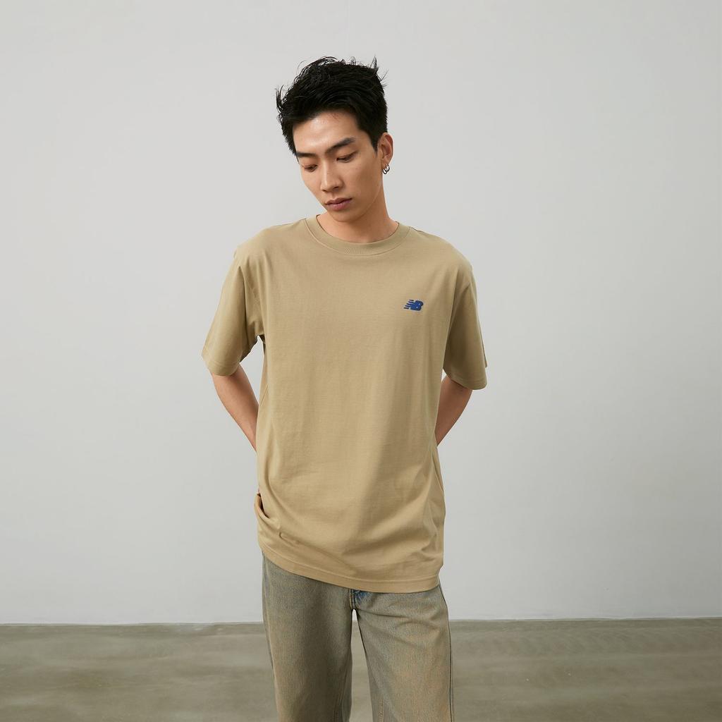 New Balance X PK SHEJISHILIANMINGKUAN Attraction Lifestyle Illustration Collection T Shirt Unisex Khaki NEE26121-LB