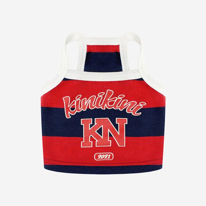 KINIKINI KINI STRIPE CROP TOP-NAVY (Crop Top)