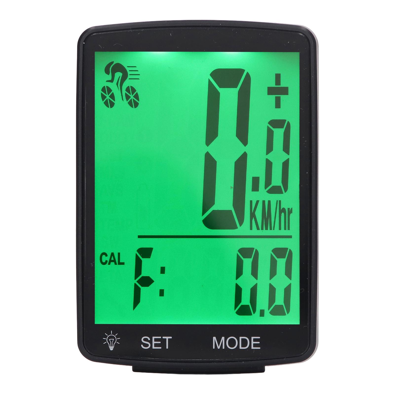 

Bicycle Computer with Speed Cadence Sensor 2.8in LCD Display Bike Speedometer Wireless Cycling Computer