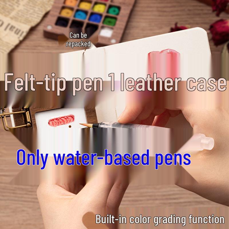 

Портативный мини набор акварельных красок для скетчинга в путешествиях