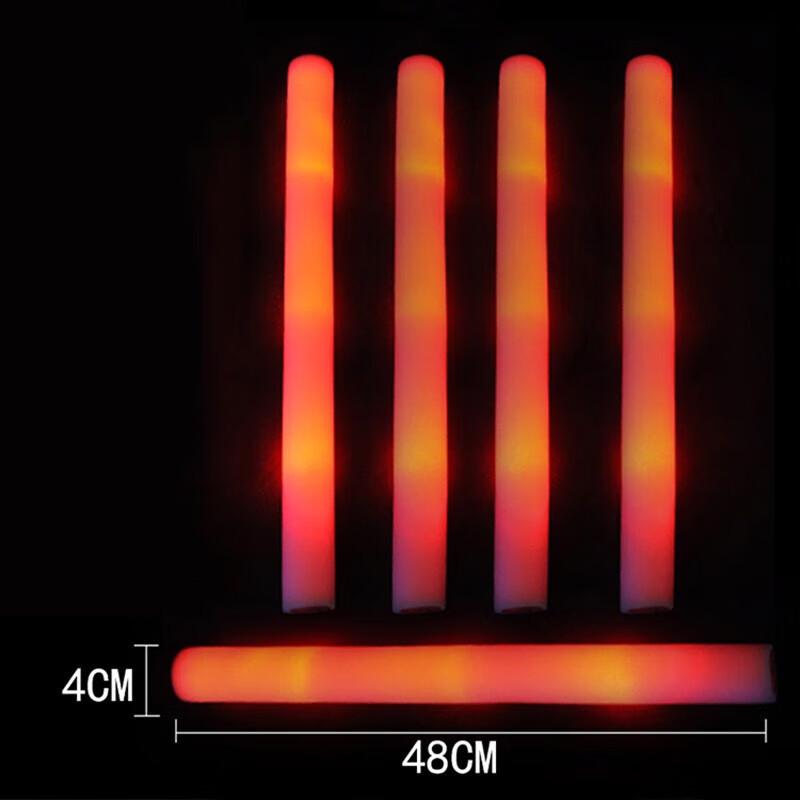 

Red Sponge Glow Sticks 10-Pack