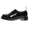 1461 Fashion Patent Leather Casual Shoes Unisex Casual Shoes Black 26885001