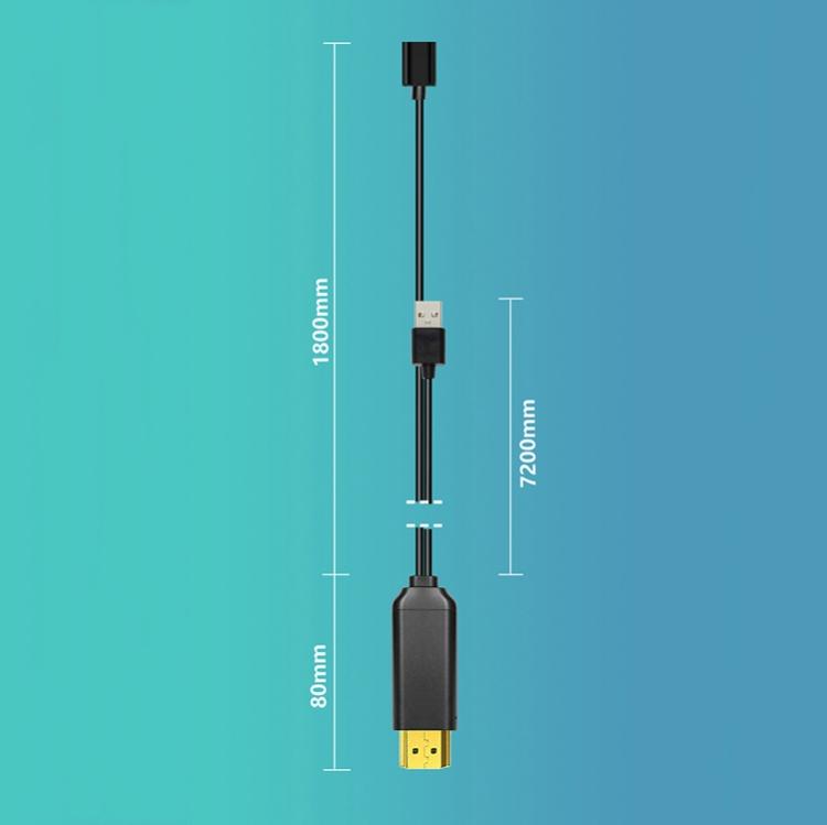 L3B Type-C USB To HDMI-Compatible Audio Transfer Three-In-One HD Cable TV Screen Connector