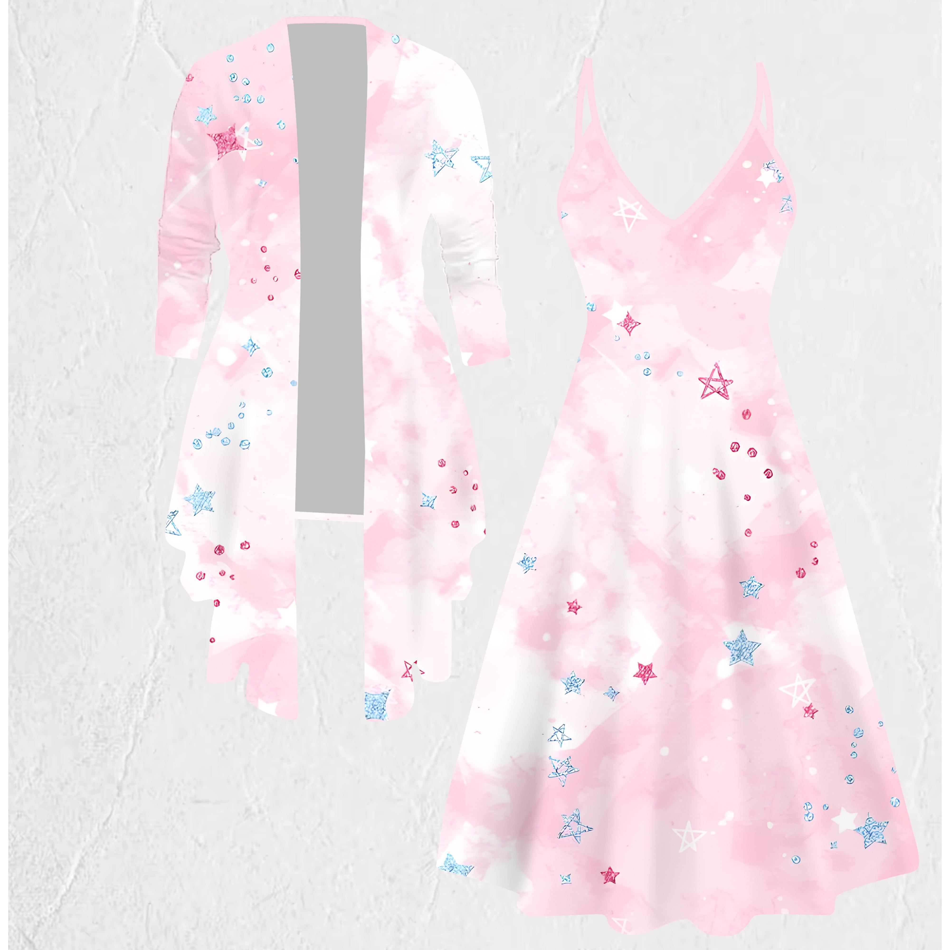 

3D Flower Printed Set Dress Coat for Valentine s Day, Eccentric Classical Totem Fashion Print,suitable for Various Scene Fashion Styles XXL