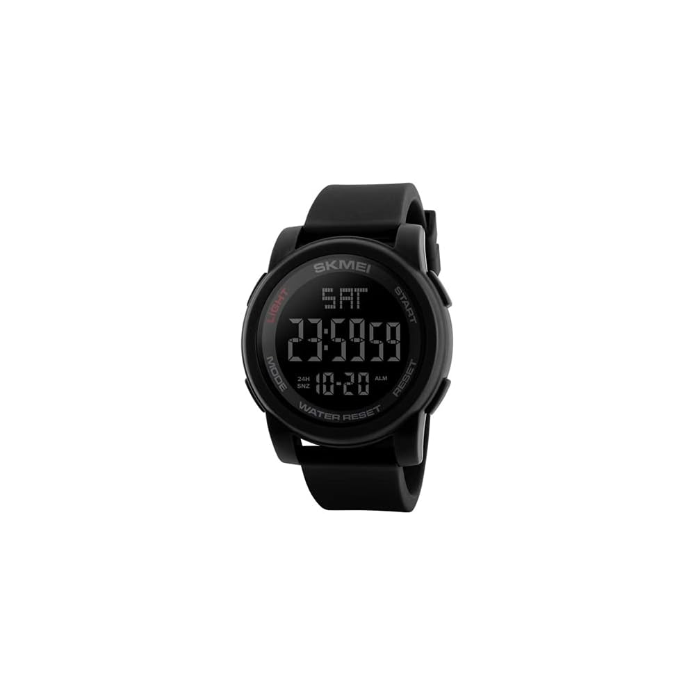 Timever Digital Waterproof Men s Sports Watch Multi-Function Stopwatch Alarm Outdoor LED Display Large Font
