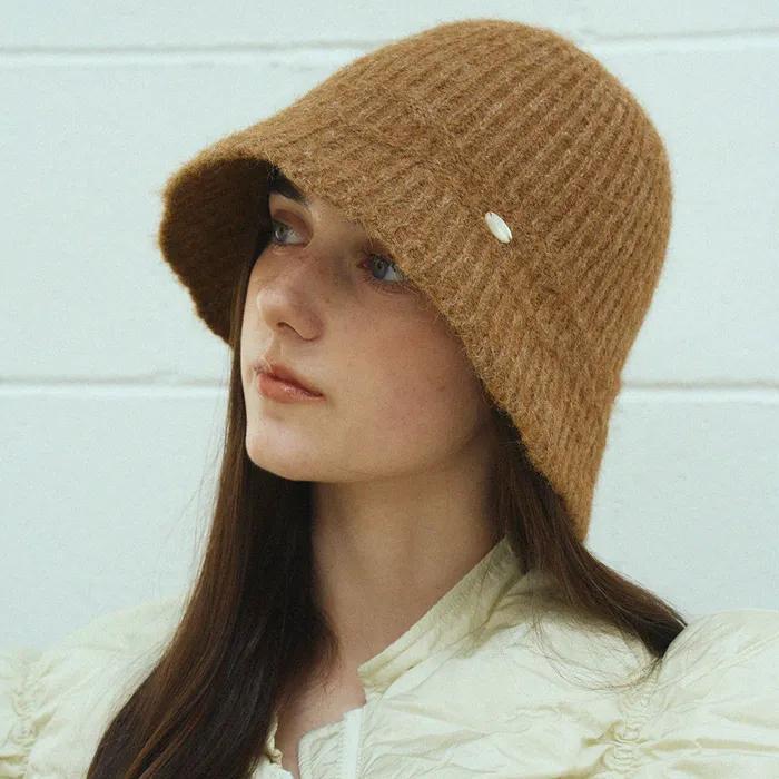 Knit bokashi bucket hat_7color