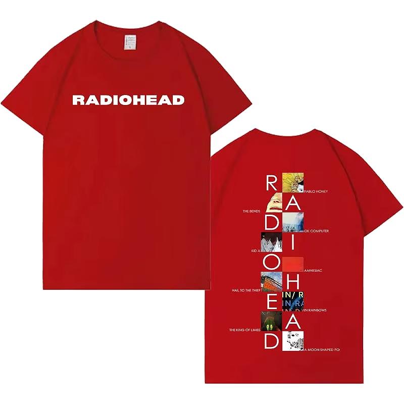 Radiohead Tour 2026 T Shirts Unisexs Fashion High Quality Tshirts Unisex Hip Hop High Quality Pure Cotton Casual Tees Unisex