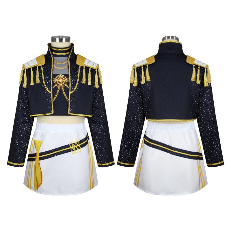 Kids Rumi Zoey Mira Demon Hunters Kpop Cosplay Costume for Child Girls Printed Clothing Roleplay Outfits Halloween Carnival Suit