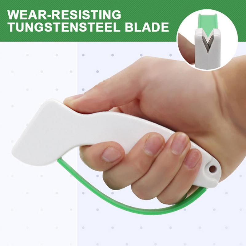 Household Pocket Cutter Sharpener Handheld Professional Knife Sharpeners Lawn Mower Manual Sharpener Kitchen Garden Tools