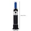 High Precise Handheld Optical Refractometer Tool For Alcoholic Concentration Testing 0-80 Percentage Ethanol Measurement