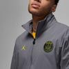 Jordan Solid Color Logo Zip-Up Stand Collar Jacket Men Jackets Grey DV0608-014