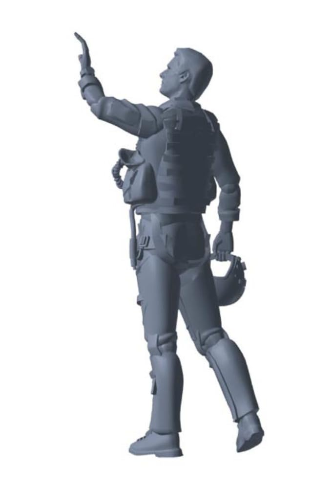 

HMA Pilot Captain Resin Kit 1/48 F/A-18 HMAM3-413 (person)