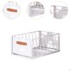 Pull Out Cabinet Organizer Slide Drawer Carbon Steel Portable Sliding Mesh Basket for