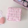 Korean Style Cloth Bow Cosmetic Bag Large Capacity Portable Beauty Case  Travel Storage