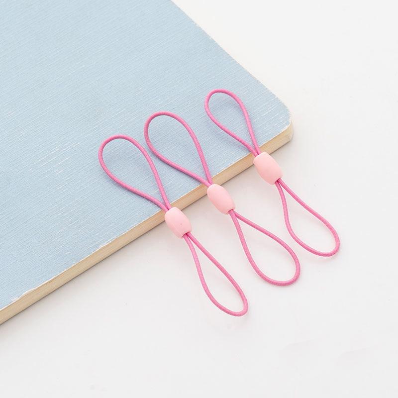 100Pcs Mobile Phone Strap Charms Keyring Lanyard Lariat Cords Elastic Rope Keychains Hooks Bag Accessories Key Ring Lanyards