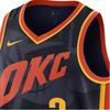 Nike Letter Print Loose Casual Basketball Vest City Edition Fan Jersey Men Tops Black Red DX8513-421