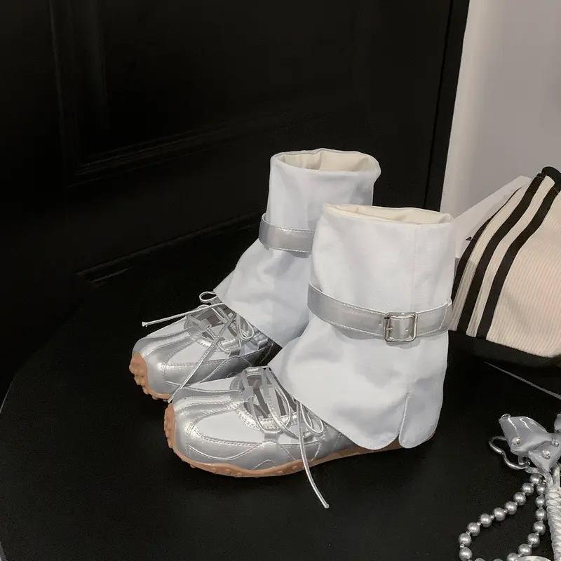 Fashion retro square pants shoes light ** fork straps casual single shoes women's summer ballet Mary Jane shoes