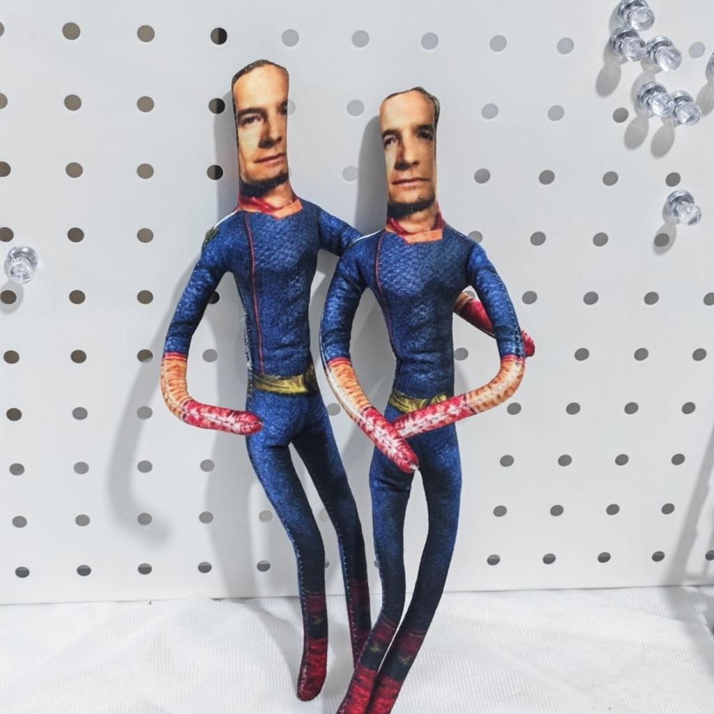 The Boys Homelander Abstract Cotton Doll With Skeleton Body Poseable Fan Collectible Pendant Gift
