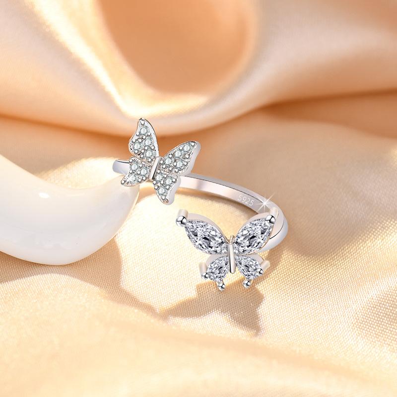 925 Silver Ring Fashion Sparkle AAA Zircon High Quality For Women Rings Wedding Fine Jewelry Accessories Party Gift