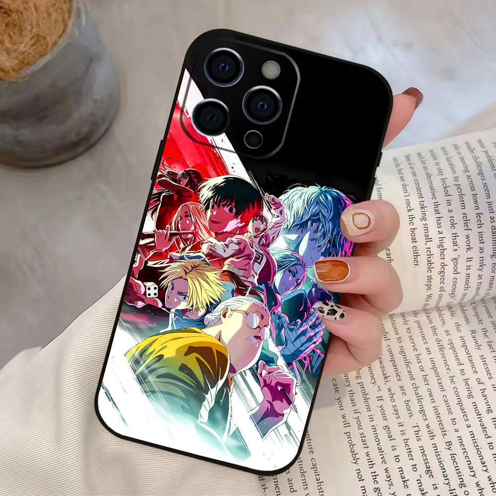 S-Sakamoto Anime D-DAY Phone Case For iPhone 17,16,15,14,13,12,11 Plus,Pro Max,XS,Soft Silicone Black Cover