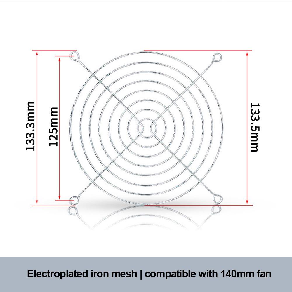1Pcs Durable Metal Cooling Fan Grill Protective 40-220mm Fans Grid Mesh Cover for Computer Fan
