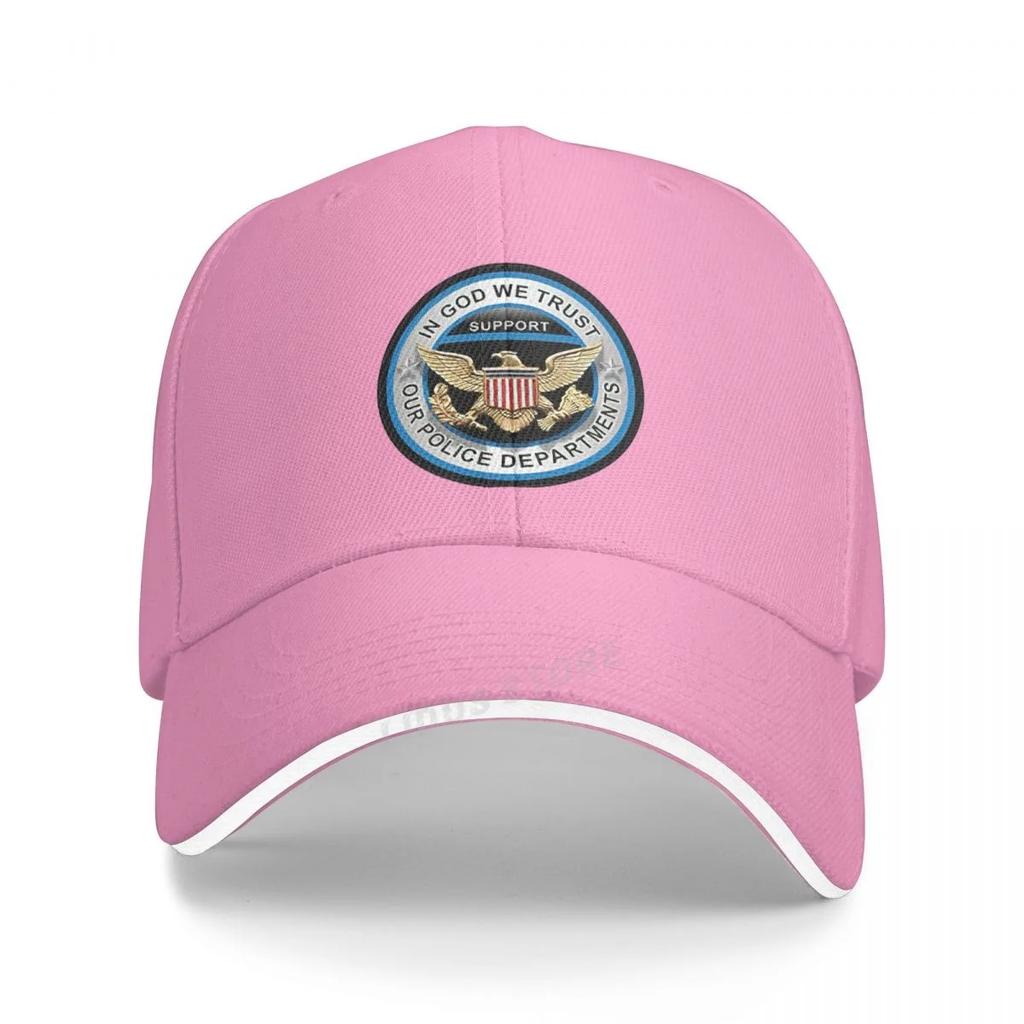 In God We Trust Support Our Police Department Usa Baseball Cap Fashion Usa Eagle Men Hat Summer Adjustable Snapback Hats Bone
