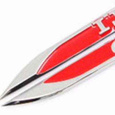2Pcs/Pair 3D Chromed Emblem Badge Decal Sticker Logo Fender Side Metal GTI For Golf MK4 MK5 MK6 Golf GTI 5 6 7