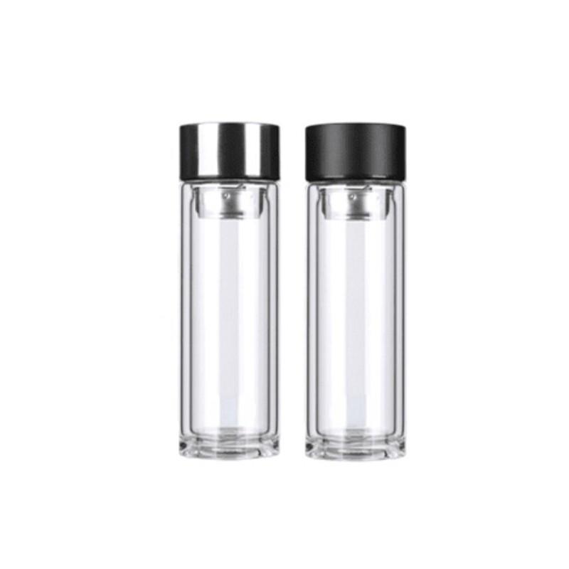 Luisiace GQS-2106 Double Wall Glass Tea Bottle