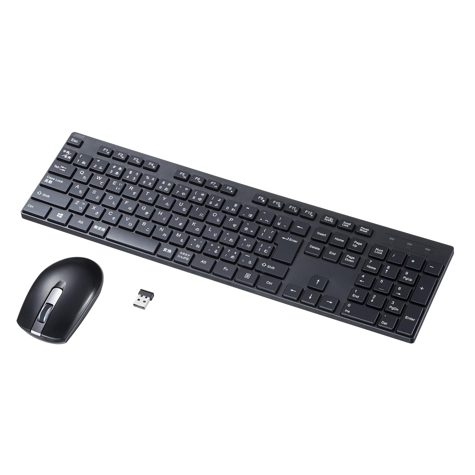 

Sanwa Supply Wireless Keyboard with Silent Mouse SKB-WL39SETBK чорний