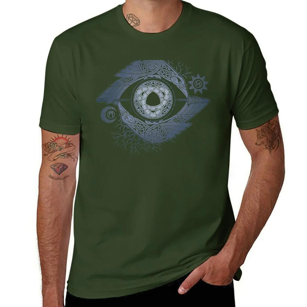 ODIN'S EYE T-Shirt korean fashion oversizeds Short sleeve tee