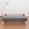 Velvet Embossed Piano Stool Cover Home Dressing Room Bench Printed Elastic Dust Cover Soft Stretch Dining Room Chair Protector