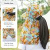 Wide Brim Tea Picking Cap Anti-UV Sunscreen Hat Fashion Women's Ponytail Hat  Outdoor