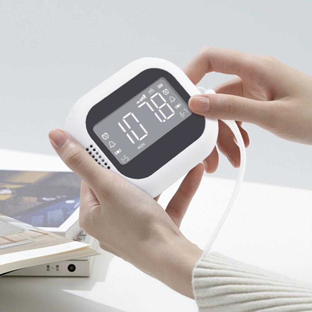 Alarm Clock With Dual Alarms And Digital Display For Student Dormitory With Alarm Clock Vibration