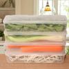 1/5pcs Fresh Box Refrigerator Storage Boxes Scallions Food Container with Lid Food Cold Container Kitchen Sealed Storage Box