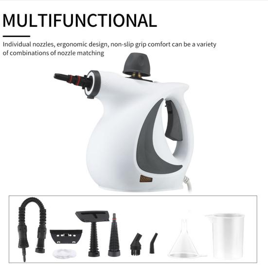 Dampfreinigungsgerät 1050W Hochleistungs-Handdampfreiniger Hochleistungs-Becher Trichter Fensterreiniger