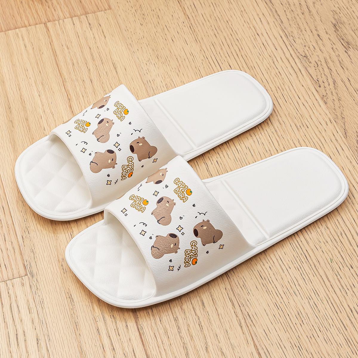 

Детские складные тапочки, портативные для путешествий, нескользящие для девочек, подходят для купания, ванной комнаты, крутые тапочки для мальчиков 33-35 коричневый