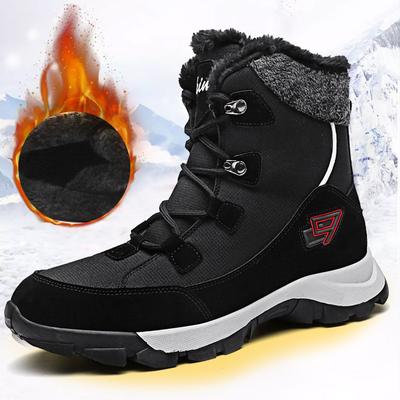 35-47 Winter Shoes Women's Winter High-top High-gang and Fluffy Anti-skid Warm Snow Shoes Men's Large Size Snow Sports Shoes
