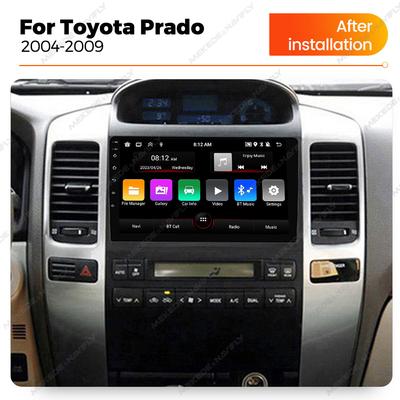 Android 13 Car Radio For Toyota Land Cruiser Prado 120 LC120 2003-2009 Multimedia Player GPS Navigation Carplay 2Din Head Unit
