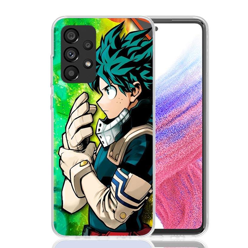 Midoriya Izuku Deku MHA My Hero Phone Case For Samsung Galaxy A52 A42 A32 A22 A12 A02S A72 A51 A41 A31 A21S A50S A71 A40 A30S A1