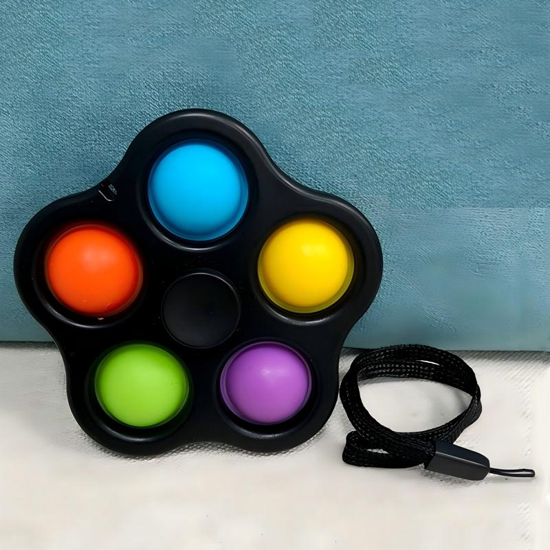 Toys Push Bubble Fidget Spinner ADHD Anxiety Stress Relief Birthday Party Favors Gifts for Classroom Prize Kids Boys Girls