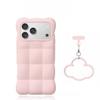 3D Cloud Puff Silicone Phone Case For IPhone14 15 16 17 Pro Max, Solid Color Cute Full Wrap Shockproof Protective Cover