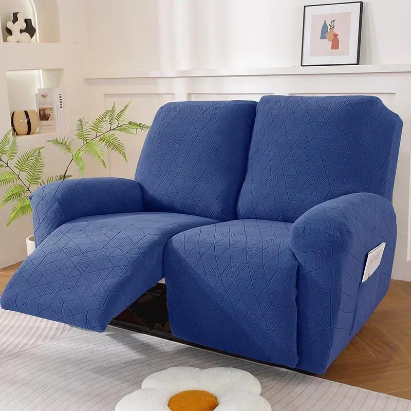 Recliner Sofa Cover Non-slip Massage  Sofa Cover All-inclusive Lounger Single Seater Couch Sofa Slipcover Armchair Cover