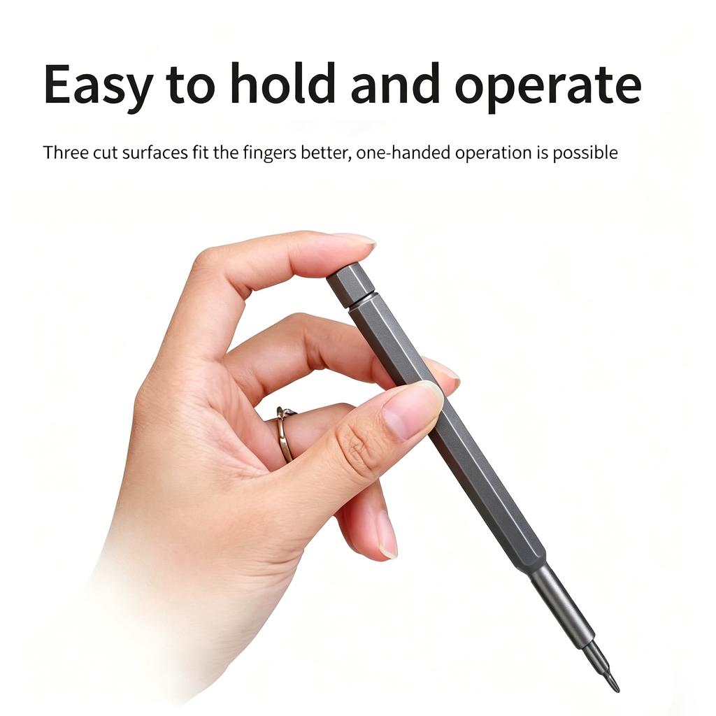 Xiaomi Mini Screwdriver Set 25 in 1 Flat Head/Cross Shaped Household Manual Repair Tools for Cell Phone Glasses Computer Tablet Detach