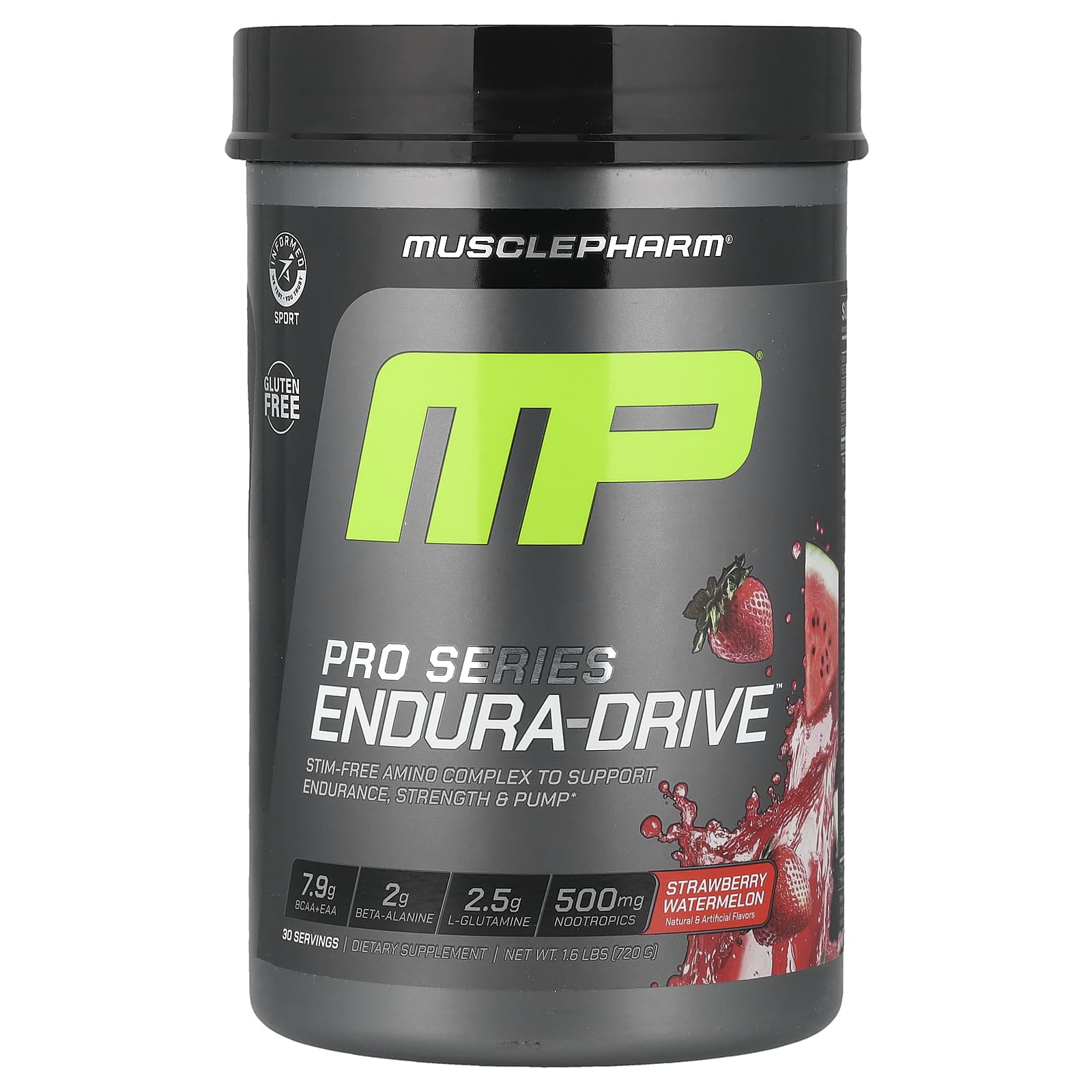 

MusclePharm, Pro Series, Endura-Drive™, Strawberry Watermelon, 720g (1.6lb)