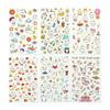 6PCS/set DIY Kawaii Cute Drawing Market Planner Book Diary Decorate Stationery Stickers PVC Transparent Scrapbooking