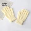 Fashionable Winter Handwear Warm Coral Fleece Gloves for Women, Soft Five Finger Comfortable Office Typing Mittens Gloves, Solid Color Thermal