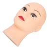 Bald Mannequin Head Hats Glasses Displaying Wigs Making Practicing Manikin PVC Head Model