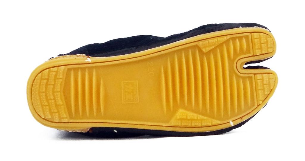 Rikioh Children's Festival Tabi (Sewn-on) 10-Piece Magic Marker, Black, 19.0cm, FJ10M